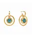 JULIE VOS Astor 6-in-1 Charm Earring