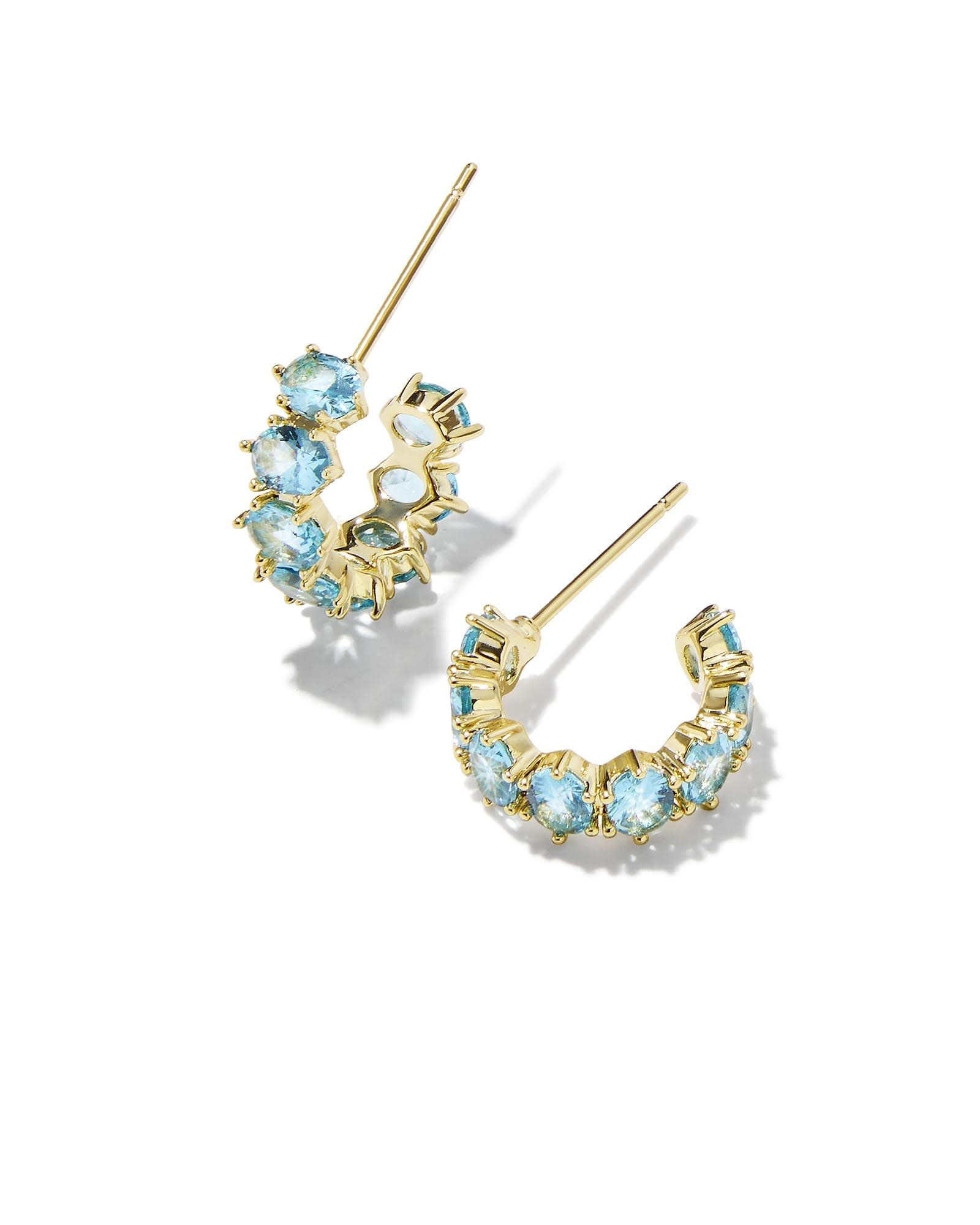 Beaded Camry Gold Statement Earrings in Blue Mix | Kendra Scott