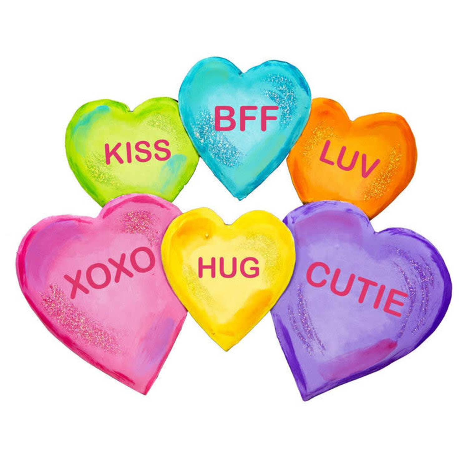 THE ROUND TOP COLLECTION Pile of Talking Hearts Amber Marie and Company