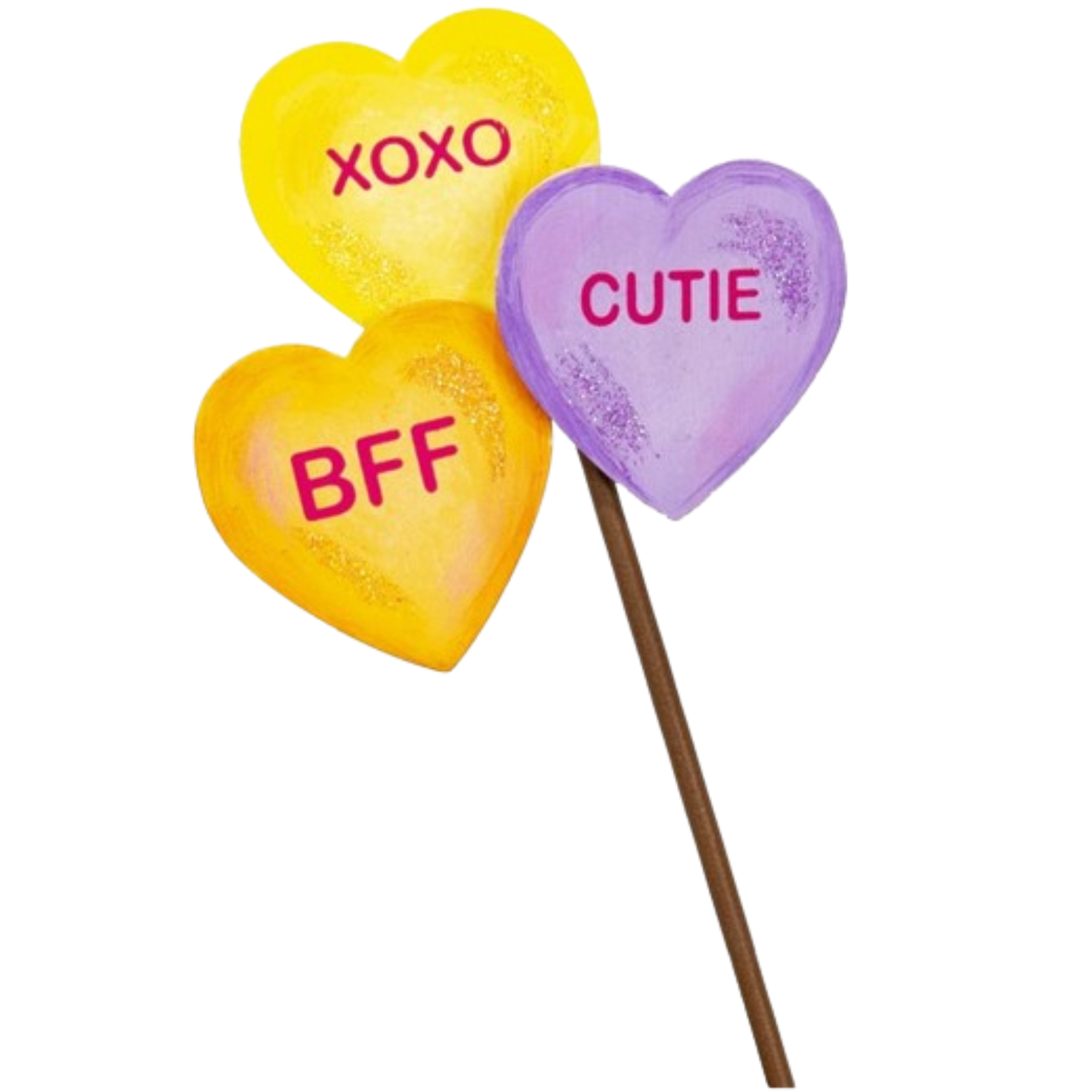 THE ROUND TOP COLLECTION Talking Triple Heart Stakes Amber Marie and