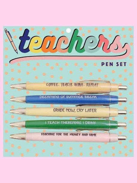 Fine Tip Pen Set, Colorblock - Amber Marie and Company