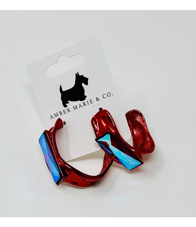 Funky Crystal Color Hoop