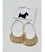 Seed Bead Drop Earrings