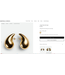 Metal Tears Charm Earring - Bottega Veneta Dupes