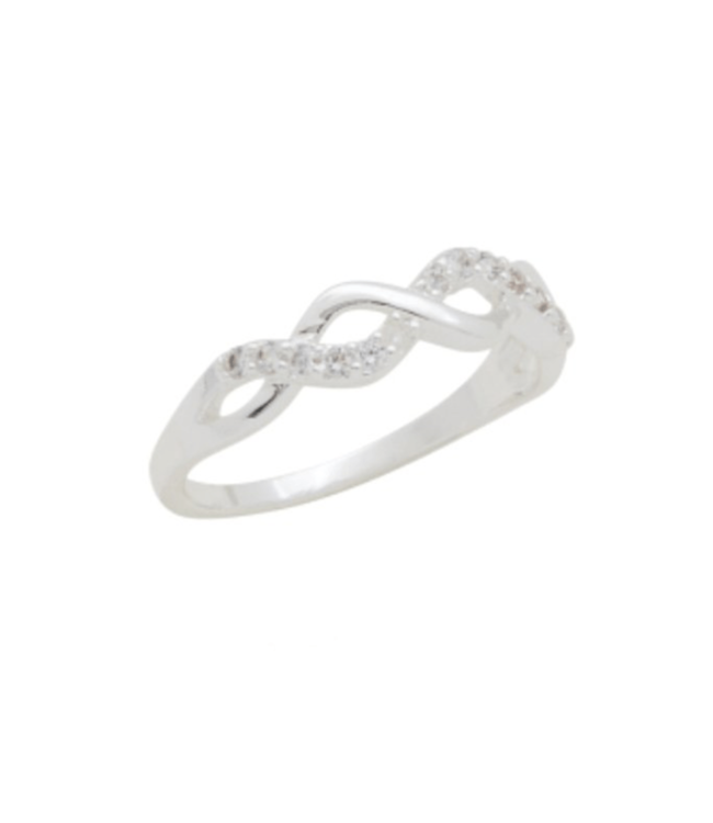 Infinity CZ Stack Ring