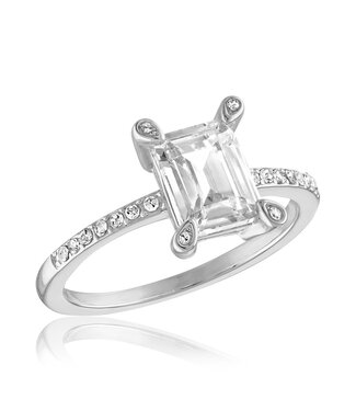 Emerald Cut Forever Stack Ring