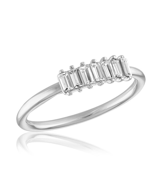 Vertical Multi Baugette Stack Ring