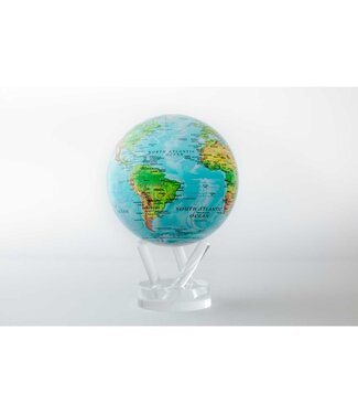 MOVA INTERNATIONAL 6" Relief Map Blue w/ Base