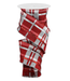 2.5"X10yd Dupioni Plaid W/Glitter Stripe Ribbon