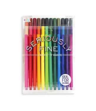 Seriously Fine Felt Tip Markers - set of 36