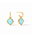 JULIE VOS Honeybee Hoop & Charm Earring