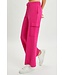 Brenda Relaxed Cargo Wide Terry Pants