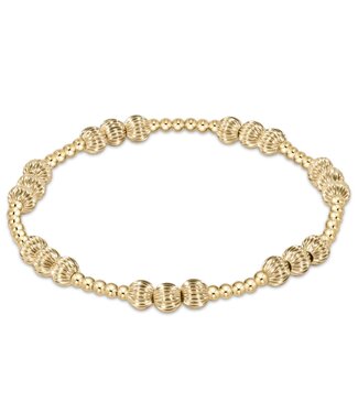 ENEWTON Dignity Joy Pattern 5mm Bead Bracelet - Gold