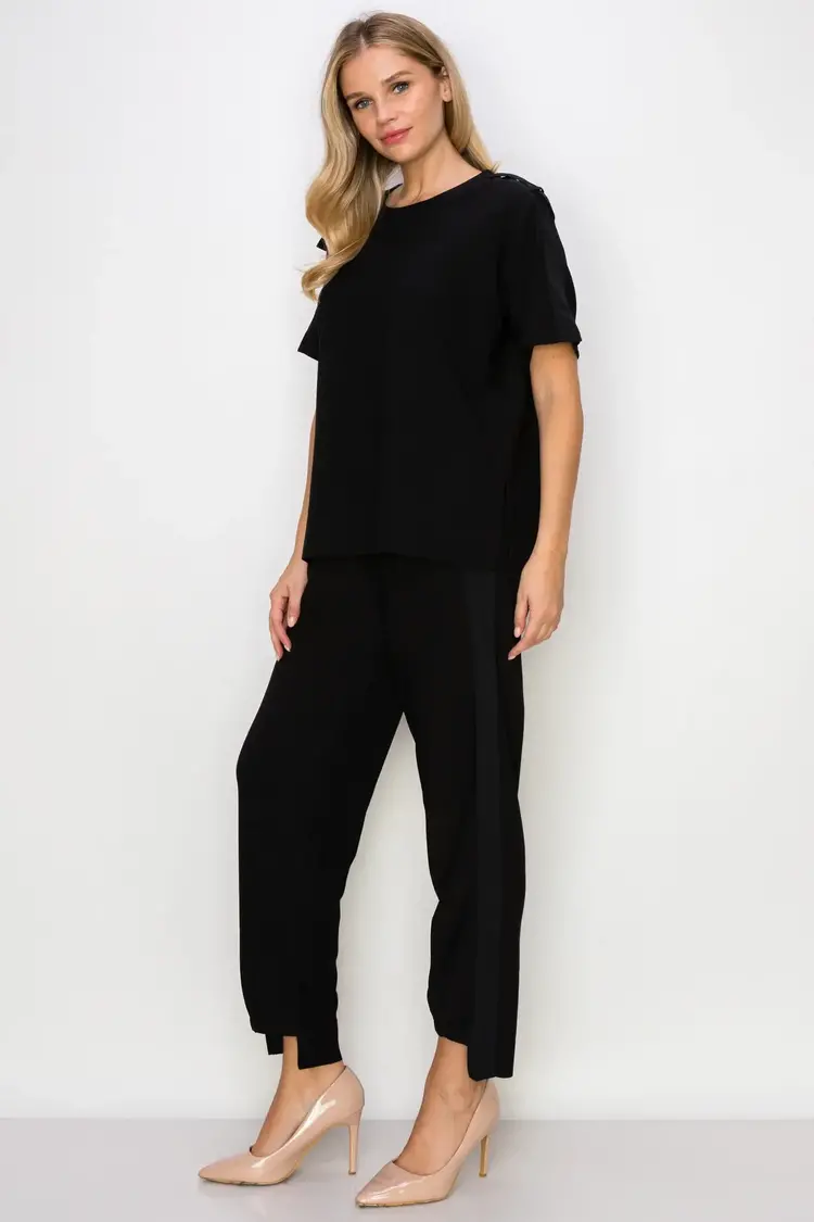 Katie Crepe Knit Pant - Amber Marie and Company