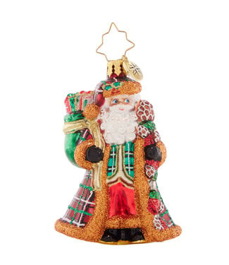 CHRISTOPHER RADKO Perfectly Plaid Santa Gem