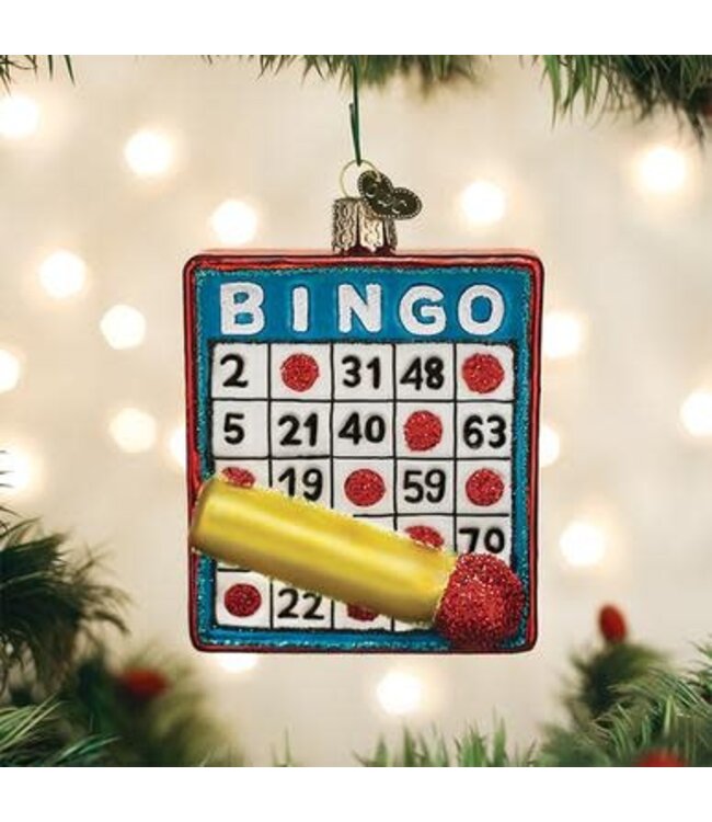 OLD WORLD CHRISTMAS Bingo Ornament