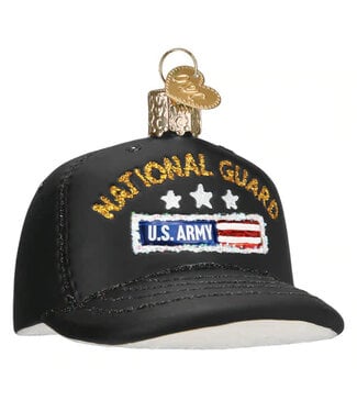 OLD WORLD CHRISTMAS National Guard Cap Ornament