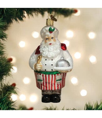 OLD WORLD CHRISTMAS Chef Santa Ornament