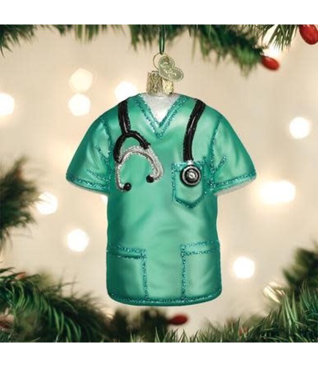 OLD WORLD CHRISTMAS Scrubs Ornament