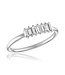Vertical Multi Baugette Stack Ring