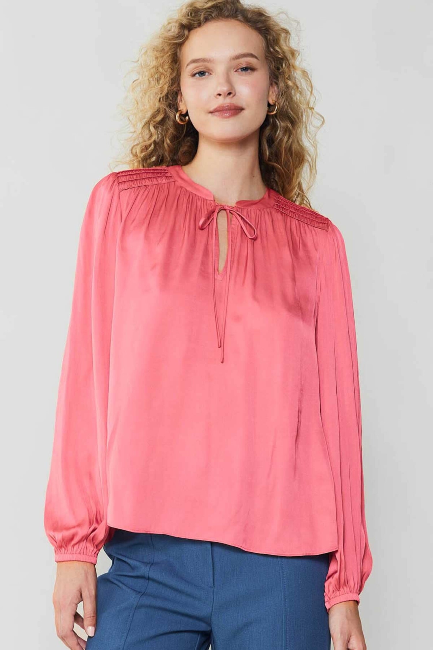 Mary Smocked Blouse - Amber Marie and Company