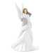 Angel w/White Glittered Metal Removable Wings