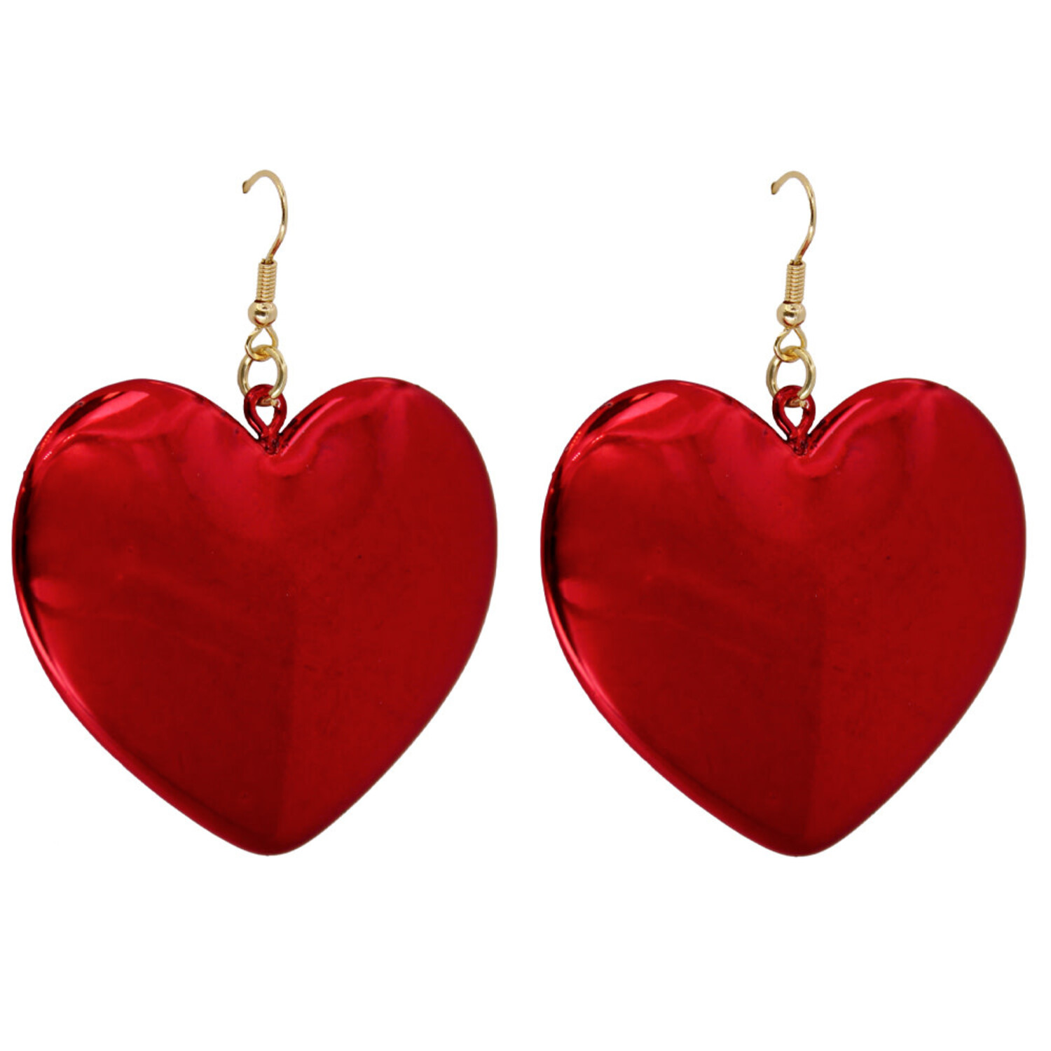 Red Enamel Heart Stud Earrings – Dandelion Jewelry