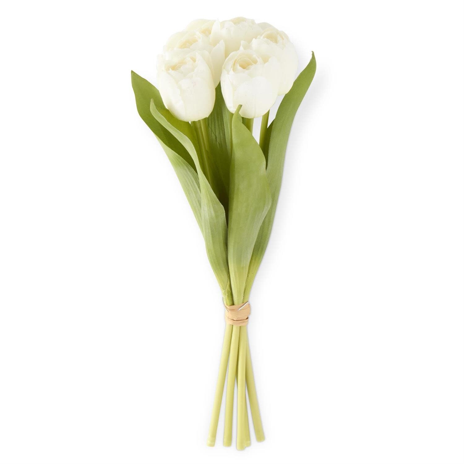 Mini Tulip Bundle in White  Real Touch Flowers Online at