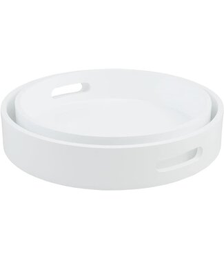 Lacquer Tray - White