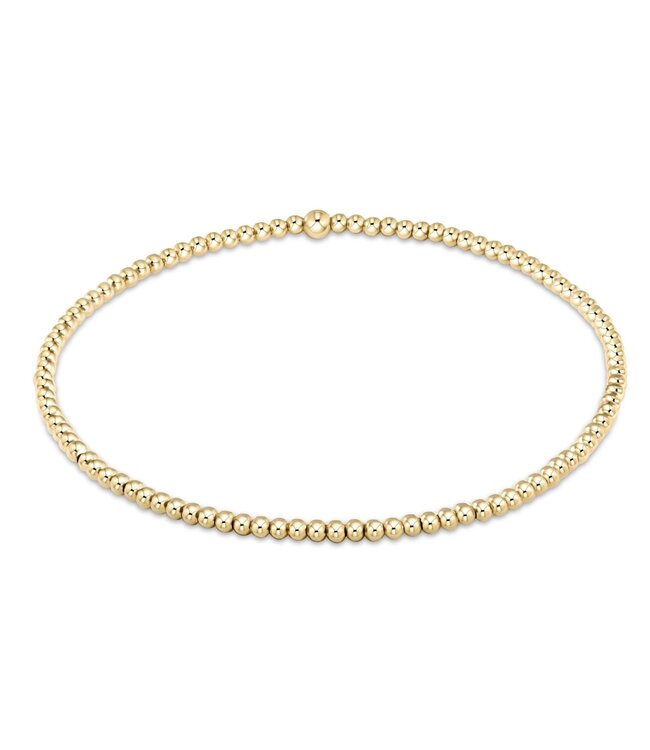 ENEWTON Classic Gold 2mm Bead Bracelet