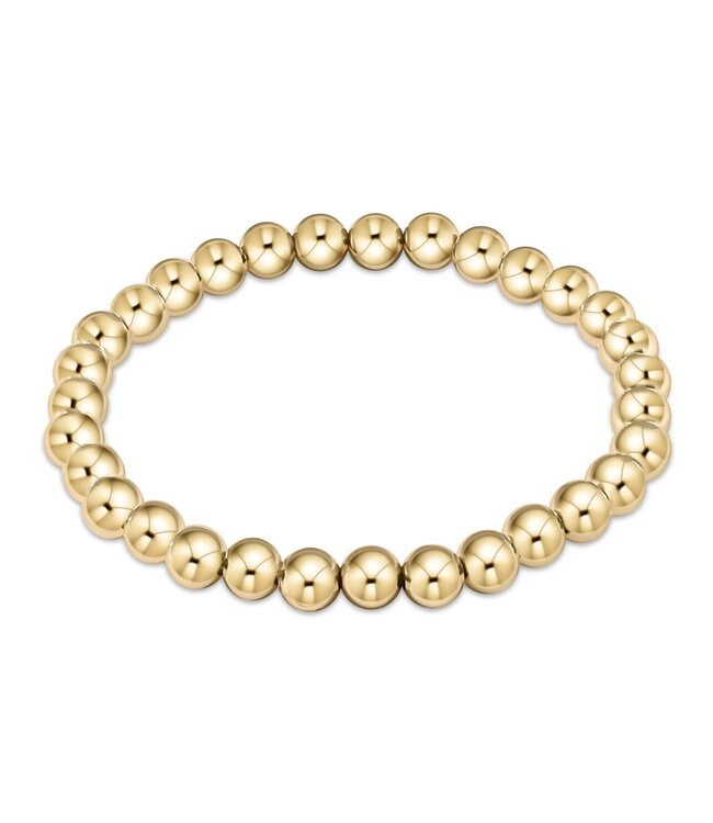 ENEWTON Classic Gold 6mm Bead Bracelet