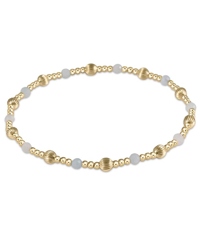 ENEWTON Dignity Sincerity Pattern 4mm Bead Bracelet - Pearl