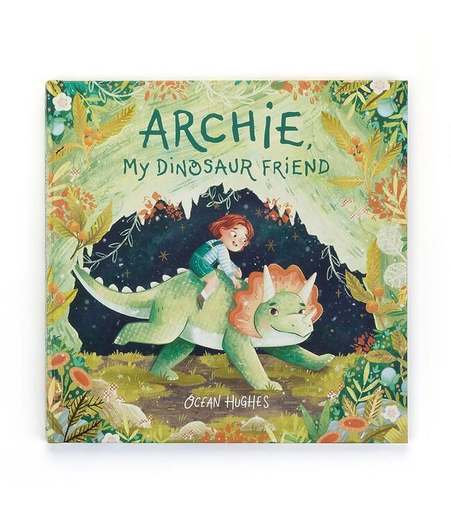 JELLYCAT Archie, My Dinosaur Friend Book