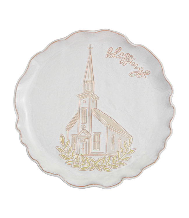 Church Blessing Platter