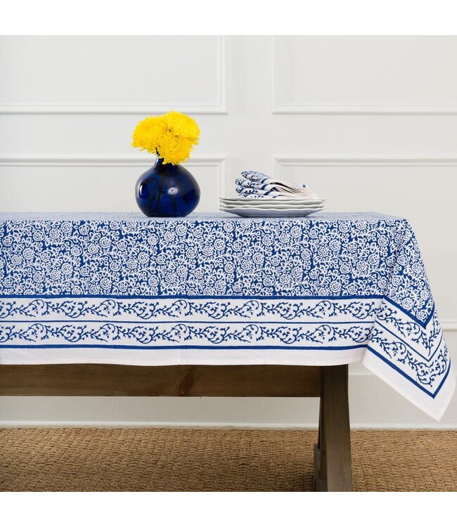 POMEGRANATE Tapestry Dark Blue Tablecloth