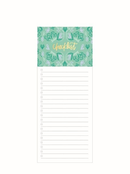 Knock Knock Make a Decision Checklist Note Pad, 6 x 9-inches