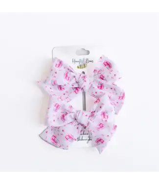Small Dance Ballet Bow on Clip