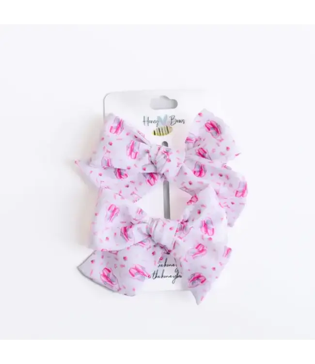 Small Dance Ballet Bow on Clip