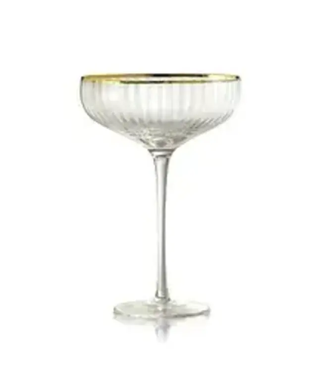Gold Rocher Couper Glass