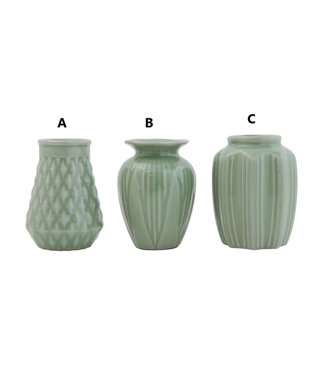 Jade Stoneware Vase