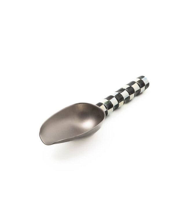 MACKENZIE CHILDS Check Enamel Scoop Small