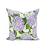 Gold Foil Hydrangeas Pillow