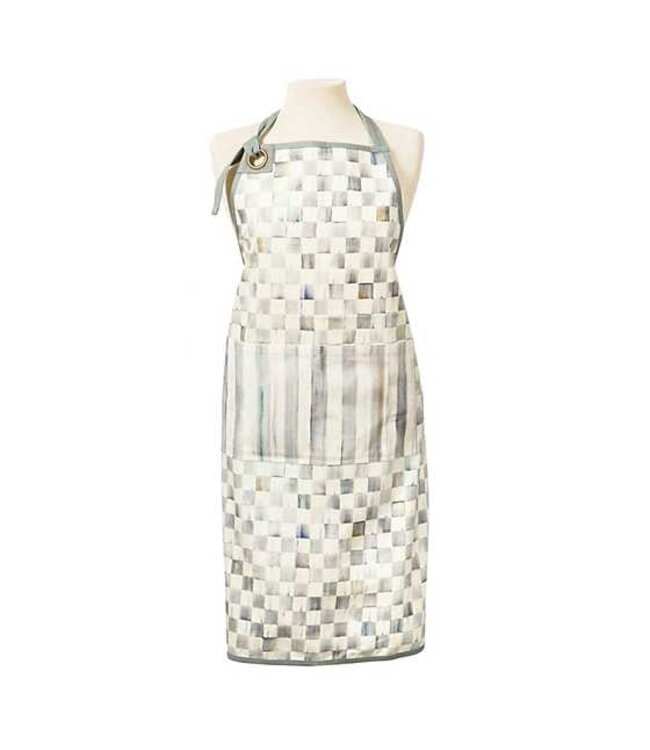 MACKENZIE CHILDS Sterling Check Bistro Apron