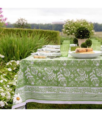 POMEGRANATE Pomegranate Green Tablecloth 55x55