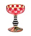 MACKENZIE CHILDS Carnival Coupe Glass
