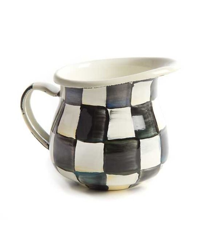 MACKENZIE CHILDS Courtly Check Enamel Little Creamer