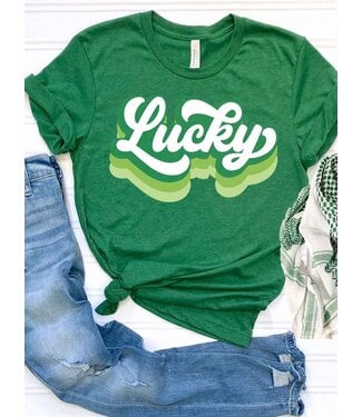 St Patricks Day - Lucky Retro T-Shirt
