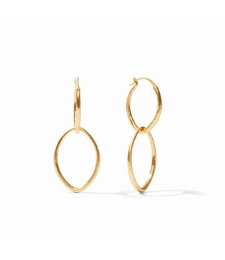 JULIE VOS Fleur­de­Lis 2 in 1  Earring