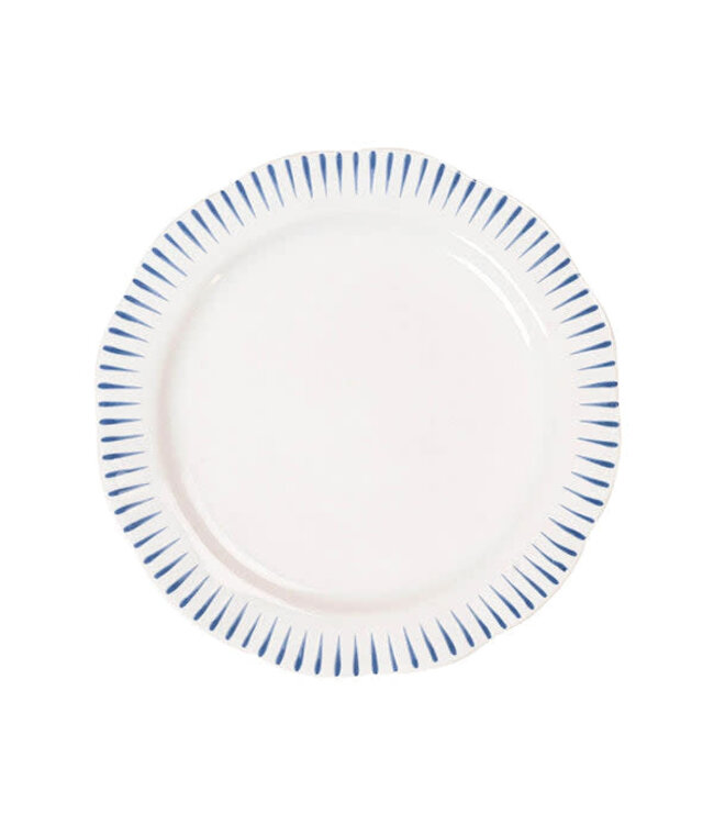 JULISKA Sitio Stripe Dessert/Salad Plate