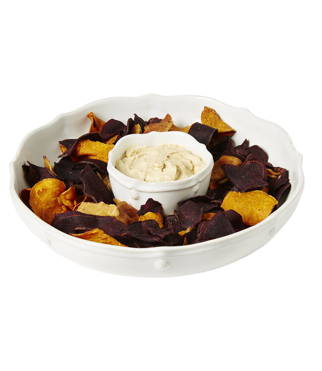 JULISKA Berry & Thread Chip and Dip - Whitewash Set of 2